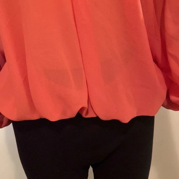 Hyfve blouse size Small, coral oversized long sleeve - Picture 3 of 9